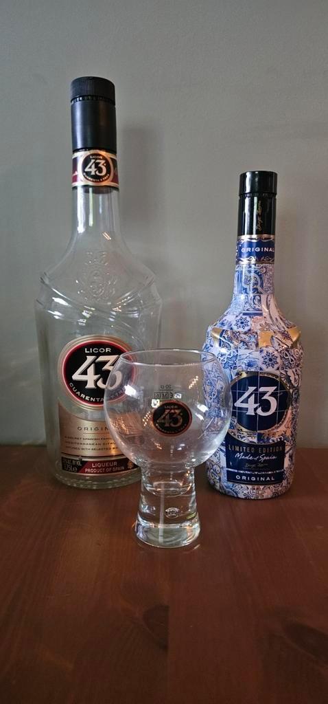 Licor 43 set, Verzamelen, Glas en Borrelglaasjes, Zo goed als nieuw, Overige typen, Ophalen of Verzenden