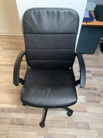 Bureaustoel Ikea verstelbaar, Ophalen, Gebruikt, Zwart, Bureaustoel