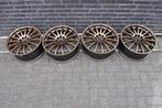 velgen multisteek, 17 inch,  brons mat, steek 4x100 - 4x108, Auto-onderdelen, Banden en Velgen, Gebruikt, Velg(en), 17 inch, Ophalen of Verzenden