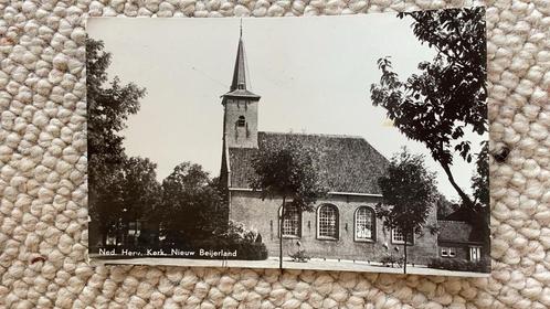 Ansichtkaart Nieuw Beijerland N.H. Kerk. 939, Verzamelen, Ansichtkaarten | Nederland, Gelopen, Zuid-Holland, 1960 tot 1980, Ophalen of Verzenden