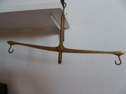 Messing plantenhanger: bascule / weegschaal model. Vintage., Antiek en Kunst, Antiek | Woonaccessoires, Ophalen of Verzenden