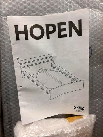 Ikea Hopen tweepersoons bedframe + matrassen - afbeelding 5