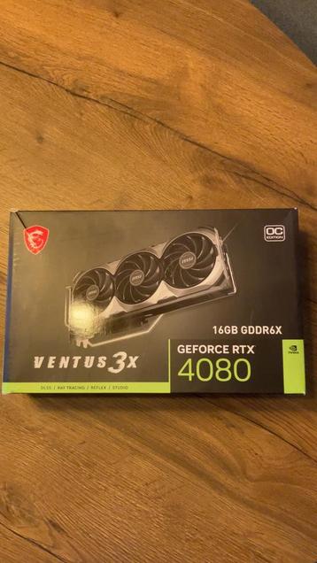 *NIEUW* MSI RTX 4080 VENTUS 3X 16GB videokaart beschikbaar voor biedingen