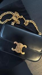 Celine shoudertas ~ Italiaanse lamsleer, Ophalen of Verzenden, Zo goed als nieuw, Zwart, Handtas