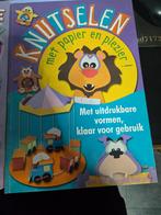 knutselboek   "Knutselen met papier en plezier!". Ongebruikt, Ophalen, Nieuw, Knutselwerk