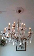 Grote kristallen maria theresa kroonluchter 12 lampen , Huis en Inrichting, Lampen | Kroonluchters, Ophalen of Verzenden, Zo goed als nieuw