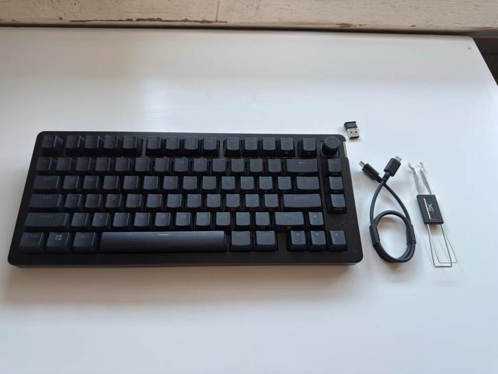 HyperX Alloy Rise 75 Wireless Gaming Keyboard RGB, Computers en Software, Toetsenborden, Zo goed als nieuw, Qwerty, Draadloos
