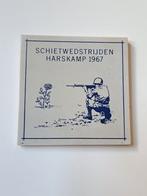 Tegel schietwedstrijd harskamp 1967 scherpschutter 10x10cm, Ophalen of Verzenden