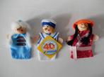 * Nieuw 3 vingerpoppetjes zeeman eskimo en Aziatisch meisje, Ophalen of Verzenden, Nieuw, Overige typen