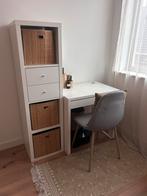 IKEA Micke bureau, Kallax kast + stoel, Huis en Inrichting, Ophalen, Gebruikt, Bureau