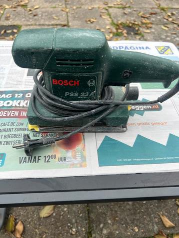 Bosch PSS 23 A Vlakschuurmachine beschikbaar voor biedingen