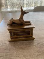 Anubis beeldje op doosje, Ophalen