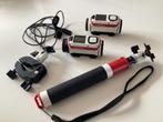 TomTom Bandit action cam dashcam + accessoires selfiestick, Ophalen of Verzenden, Gebruikt