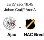 Ajax Nac 2 tickets