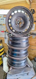Set 16 inch stalen velgen Tiguan Alhambra winterbanden, Ophalen, Velg(en), 16 inch, Winterbanden