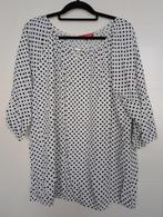 tuniek Wit zwarte polka dots maat 46, Ophalen of Verzenden, Nieuw, Wit, Blouse of Tuniek