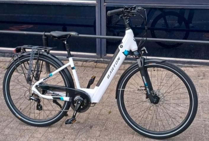 Elektrische fiets - Barton, Fietsen en Brommers, Elektrische fietsen, Gebruikt, Overige merken, 47 tot 51 cm, 50 km per accu of meer