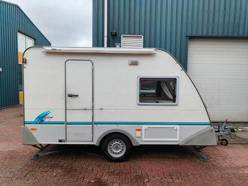 Eifelland Holiday 350 | Lichtgewicht | Vakantie Klaar |, Caravans en Kamperen, Caravans, Bedrijf, tot en met 4, 500 - 750 kg, Treinzit
