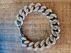 Zware zilveren armband 13mm breed, Ophalen of Verzenden, Zo goed als nieuw, Zilver, Zilver