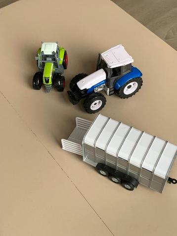 Paardentrailer en tractors beschikbaar voor biedingen