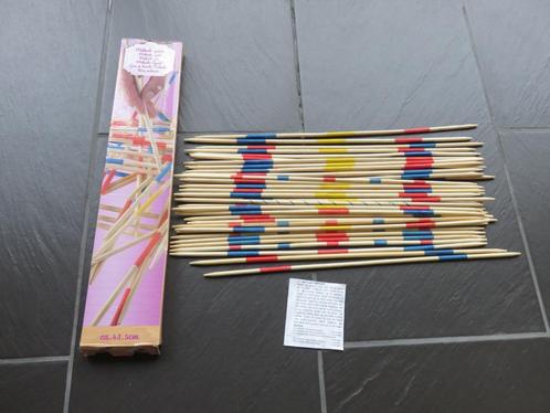 Reuzen mikado houten spel van 43 cm lang. Mooi, Hobby en Vrije tijd, Gezelschapsspellen | Overige, Zo goed als nieuw, Ophalen of Verzenden