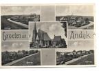 A215 groeten uit Andijk, Verzenden, 1940 tot 1960, Gelopen, Noord-Holland