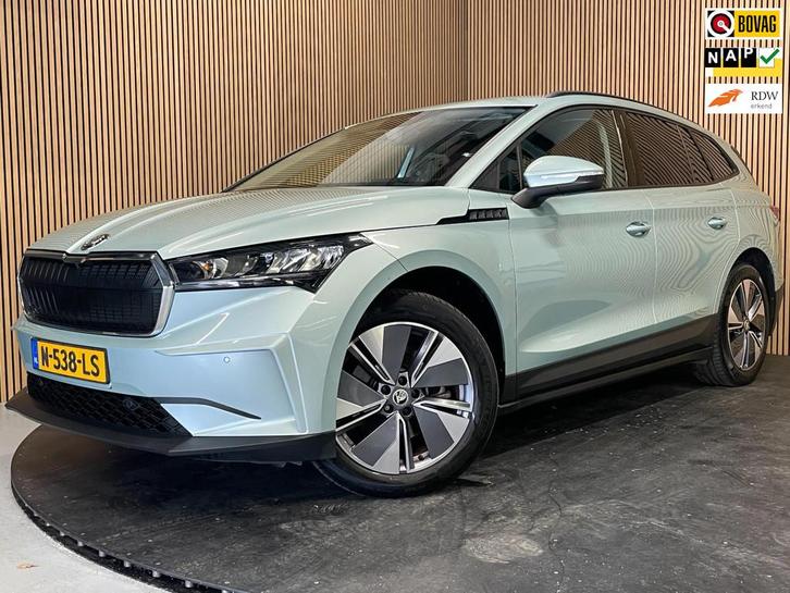 Skoda Enyaq iV 60|VOLLEDER|TREKHAAK|ELEK. KLEP|ANDROID,CARPL, Auto's, Skoda, Bedrijf, Te koop, Enyaq, ABS, Achteruitrijcamera