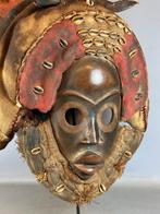 250876 Groot Afrikaans Dan Masker uit Yv. Coast., Antiek en Kunst, Ophalen of Verzenden