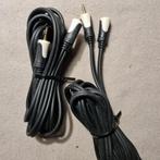 Set van 2 x profi 3.5 mm Jack audio verlengkabel 3 mtr ., Ophalen, Zo goed als nieuw, 2 tot 5 meter, Overige kabels