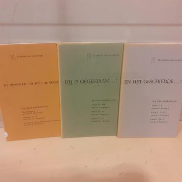Nr. 12 - 3 prekenboekjes ds. Honkoop beschikbaar voor biedingen