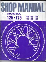 Honda CB125, CB175 + Honda CL125 en CL175 manual (129v), Verzenden, Honda