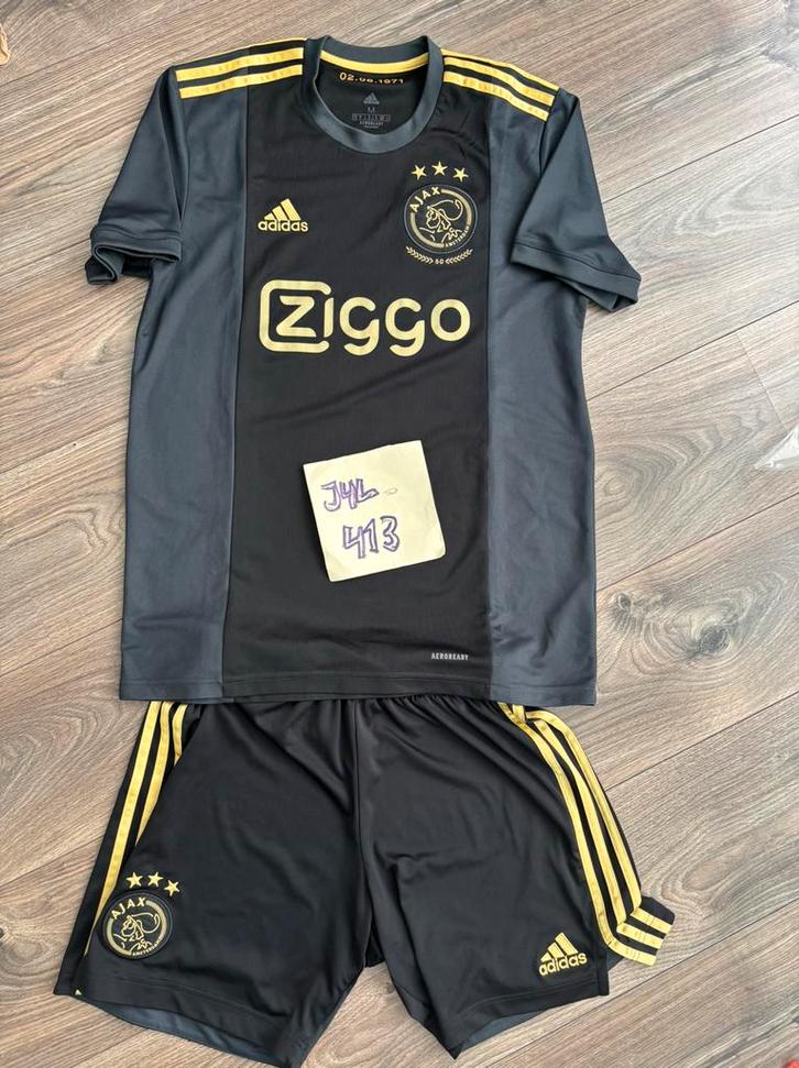 Ajax tenue broek en shirt 2020/2021 3de uefa afca fside tdk, Sport en Fitness, Voetbal, Zo goed als nieuw, Shirt, Verzenden