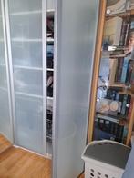 Ikea Pax kledingkast met melkglasdeuren, Gebruikt, Ophalen