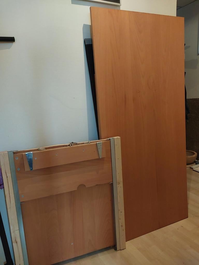 Opklapbaar gemaakt ikea bureau ideaal voor kleine ruimtes, Ophalen, In hoogte verstelbaar, Gebruikt