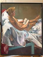 Groot Klassiek Schilderij: Lezende Naakte Vrouw, LAROS 2005, Ophalen