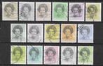 Nederland nvph 1237-1252 gestempeld cw 5.70, Postzegels en Munten, Verzenden, Na 1940, Gestempeld