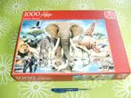 Kenyan Dreams - Dieren uit Kenia puzzel - Jumbo - 1000 st, Ophalen of Verzenden, 500 t/m 1500 stukjes, Zo goed als nieuw, Legpuzzel