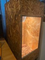 Langwerpig terrarium met accesoires erbij, Dieren en Toebehoren, Ophalen, Zo goed als nieuw