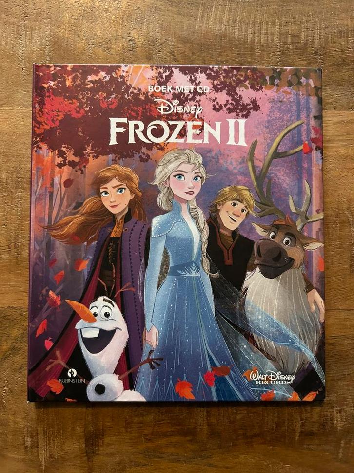 Disney - Frozen 2 boek met cd, Boeken, Sprookjes en Fabels, Zo goed als nieuw, Ophalen of Verzenden