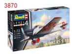 Modelbouw Revell 1:72 JUNKERS F.13 ( 1919) - 3870 vliegtuig, Hobby en Vrije tijd, Modelbouw | Vliegtuigen en Helikopters, Ophalen of Verzenden