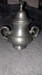 Roomstel Tin Suikerpot  Melkkan Kurz Tiel Holland  Pewter, Ophalen of Verzenden