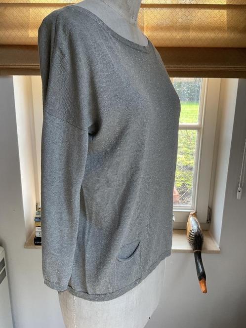 Oversized truitje van Antonelli Firenze , maat M, Kleding | Dames, Truien en Vesten, Gedragen, Maat 38/40 (M), Grijs, Ophalen of Verzenden