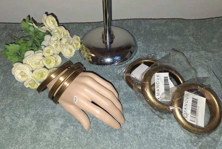 Manouk - set 3 koperen armbanden, Sieraden, Tassen en Uiterlijk, Armbanden, Nieuw, Staal, Overige kleuren, Verzenden