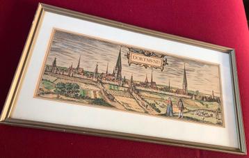 Dortmund - Prent van kopergravure door Matthäus Merian beschikbaar voor biedingen