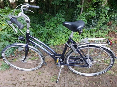 Mooie donkerblauwe Gazelle Davos, Fietsen en Brommers, Fietsen | Dames | Damesfietsen, Gebruikt, Gazelle, Versnellingen, 56 cm of meer