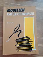 Modellen van leerstoornissen - Paul de Niet, Boeken, Psychologie, Ophalen of Verzenden, Gelezen, Ontwikkelingspsychologie, Paul de Niet