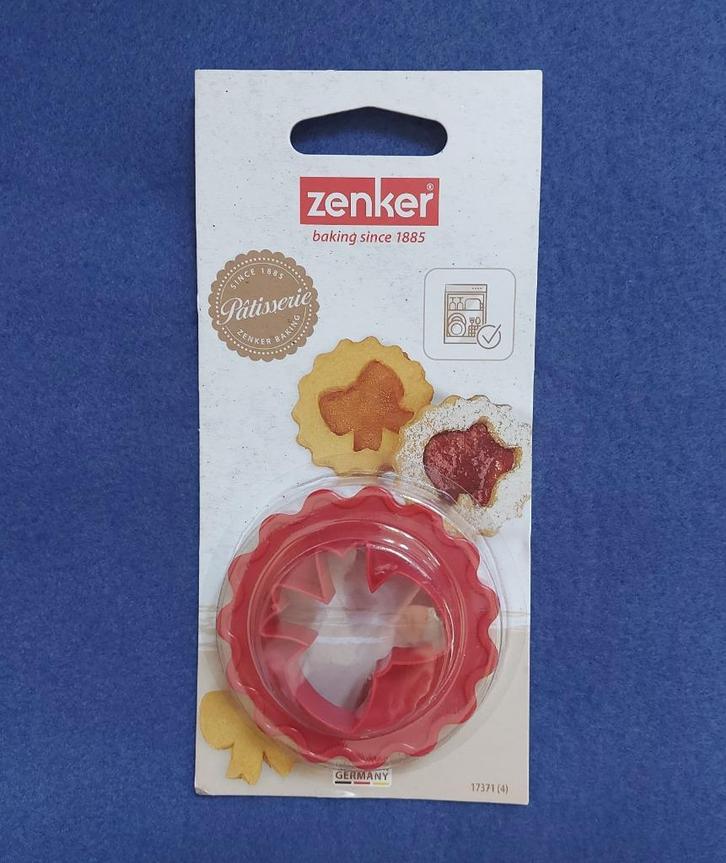 Dubbele koekjes uitsteekvorm strik en varken van Zenker, Huis en Inrichting, Keuken | Keukenbenodigdheden, Nieuw, Ophalen of Verzenden