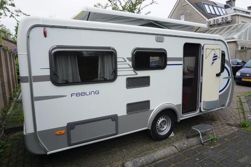 Eriba Feeling 425, Caravans en Kamperen, Caravans, Particulier, tot en met 4, 750 - 1000 kg, Treinzit, Eriba, Dwarsbed, Vast bed