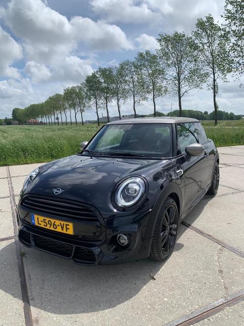 Mini Cooper 3-deurs 2021 donkerblauw metallic - Brons, Auto's, Mini, Particulier, Cooper, ABS, Airbags, Airconditioning, Apple Carplay