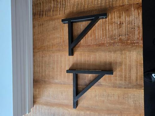 Wandplanken 6 x compleet. Zwart / wit, Huis en Inrichting, Woonaccessoires | Wandplanken en Boekenplanken, Zo goed als nieuw, Ophalen of Verzenden